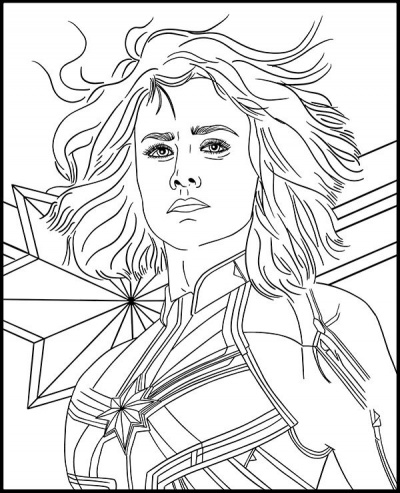 10 Captain Marvel Coloring Pages Printable: Unleash Your Inner Superhero!