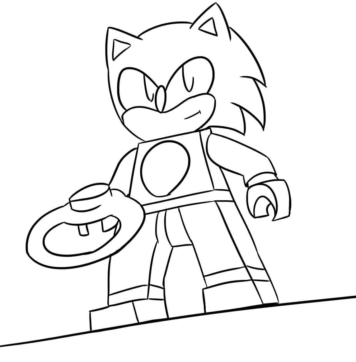 10 Captivating Lego Sonic Coloring Pages for Creative Kids and Sonic Enthusiasts