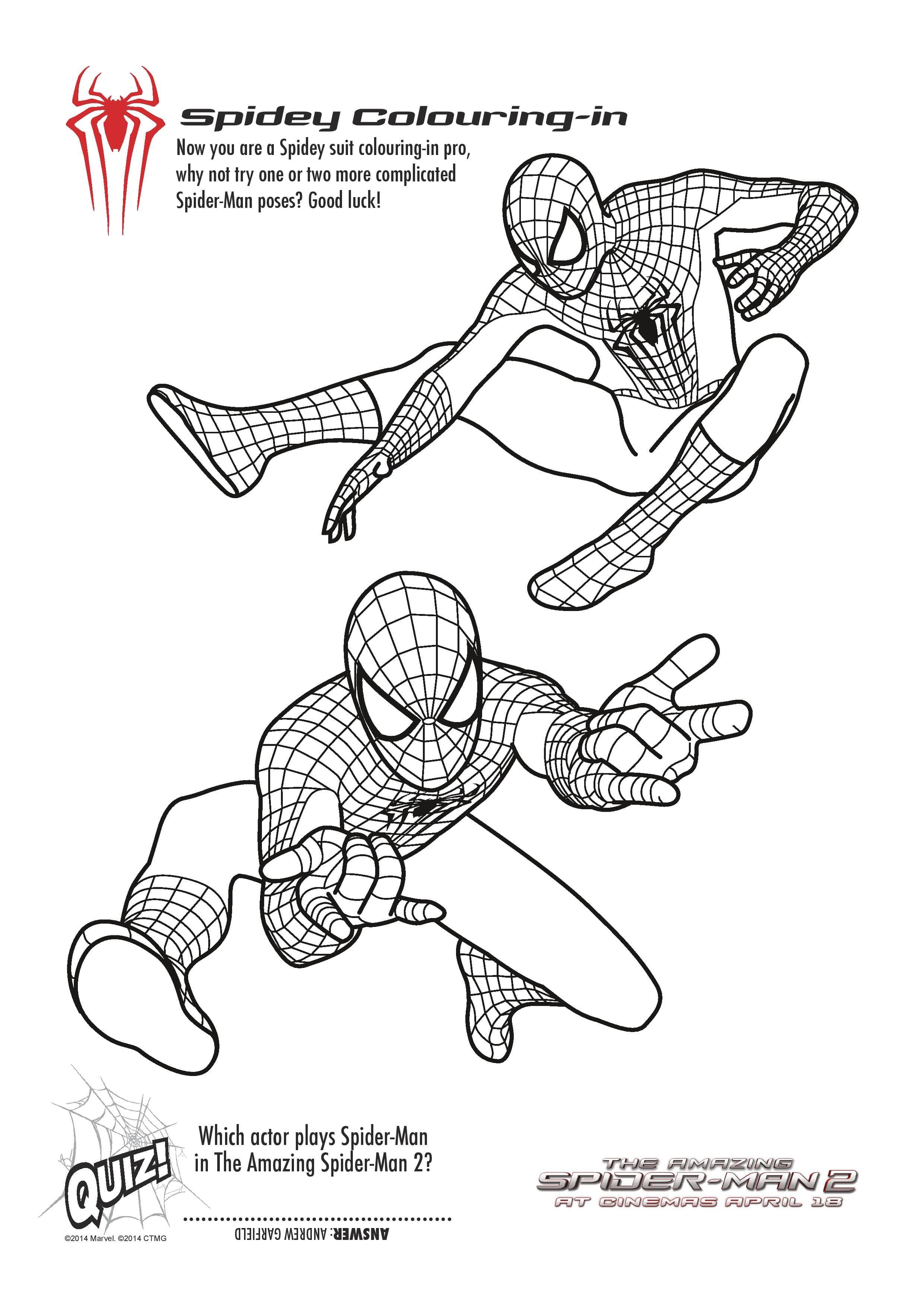 49+ Download Spider-Man 3D Coloring Pages Sheets Printables