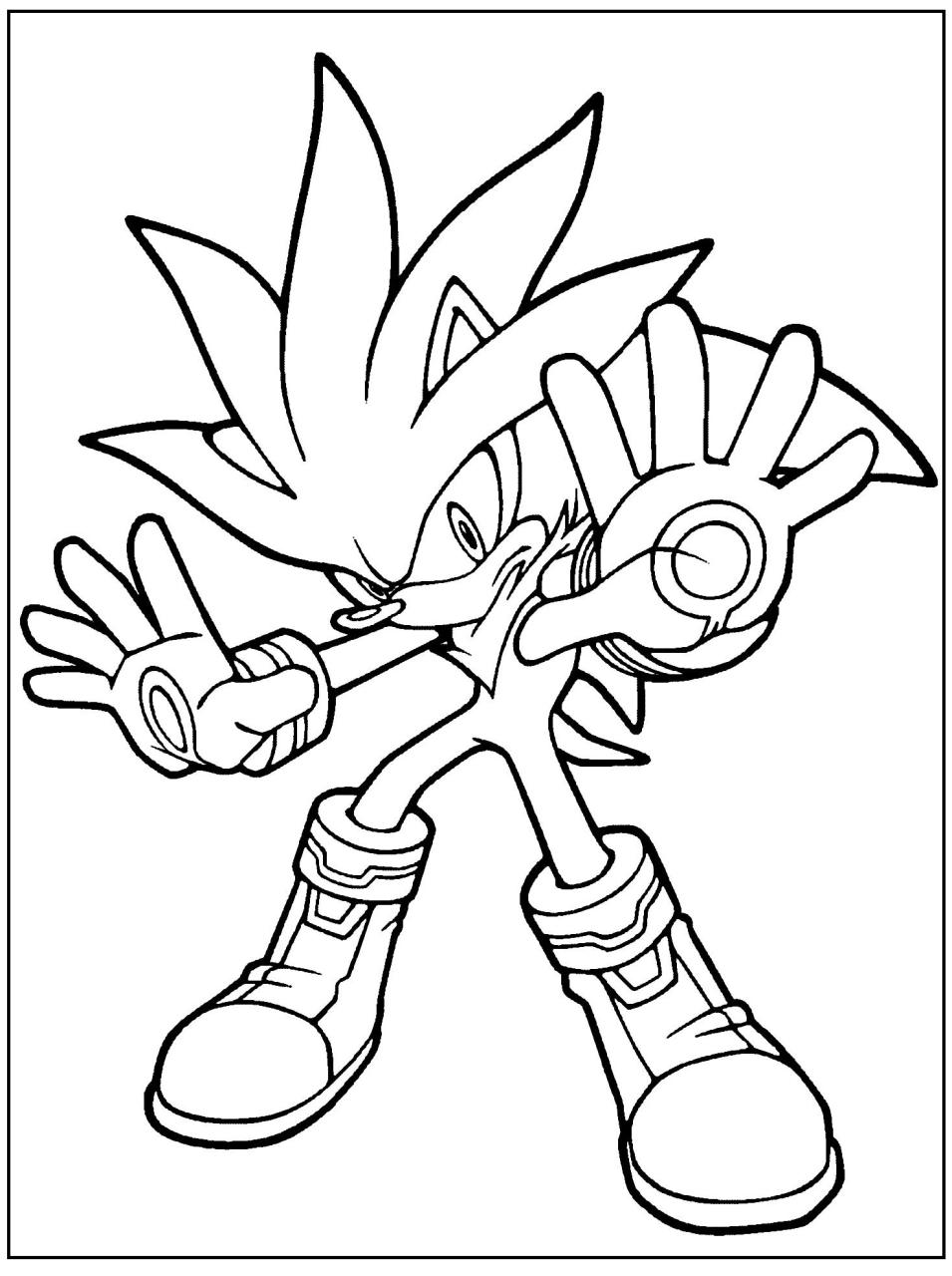 10 Super Shadow Sonic Coloring Pages to Unleash Your Inner Hero