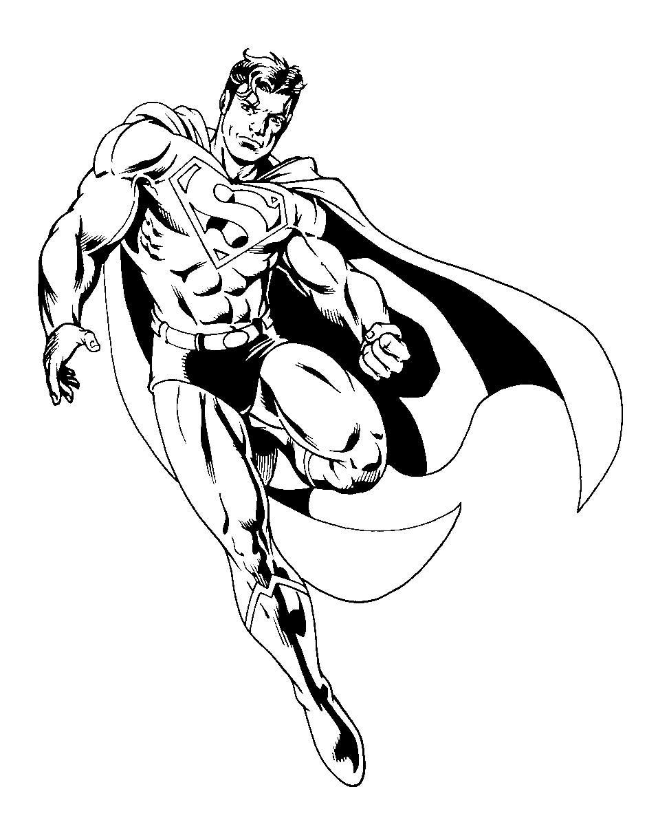 34+ Printable Superman Coloring Pages For Adults for Kids