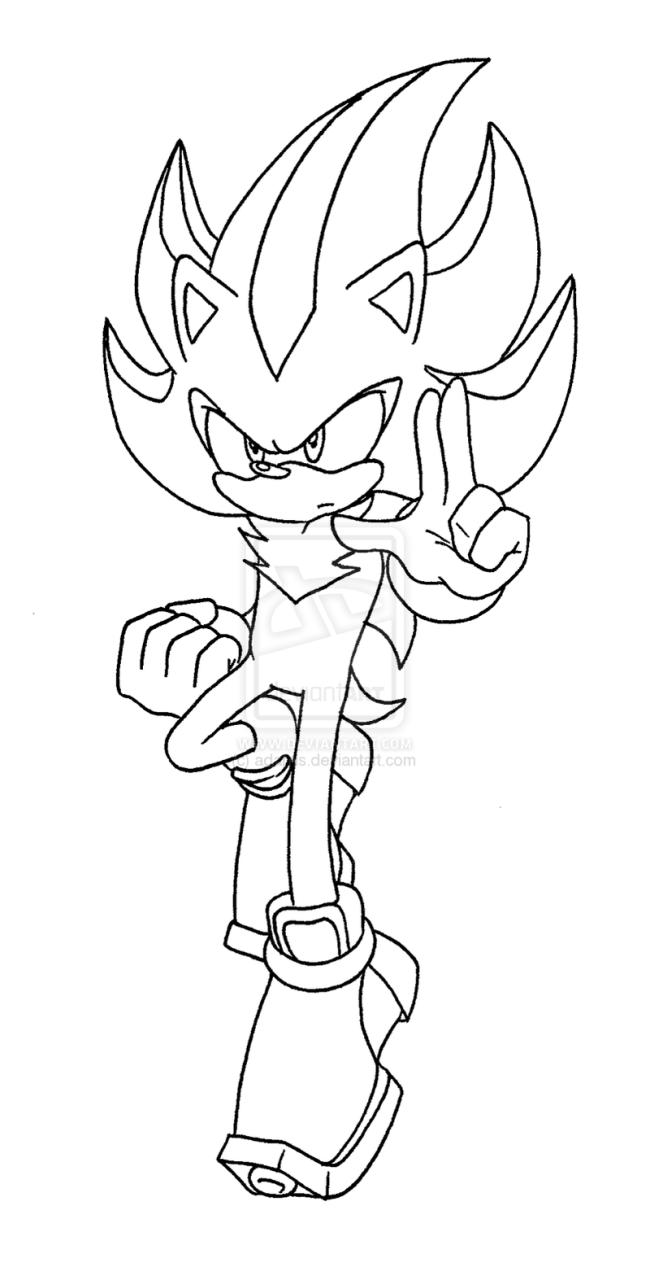 10 Sonic Coloring Pages Shadow: Unleash Your Creativity with the Ultimate Hedgehog