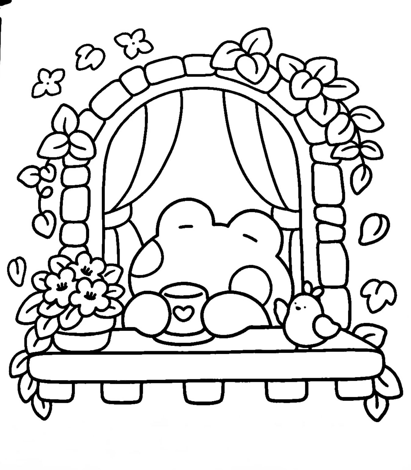 13 Teddy Bear Printable Coloring Pages for Kids 13