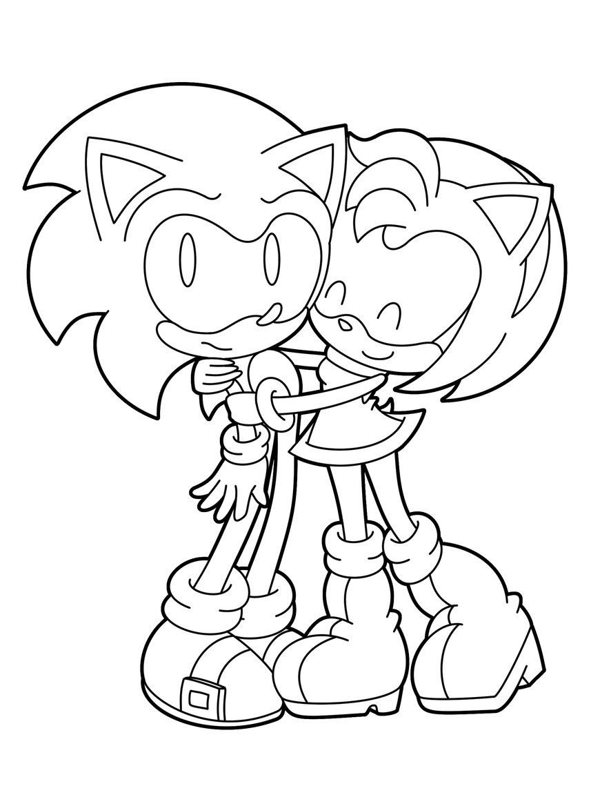 10 Sonic Coloring Pages: Amy Rose Edition