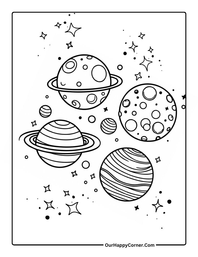 19 Amazing Space Travel Coloring Pages Free Printable 14