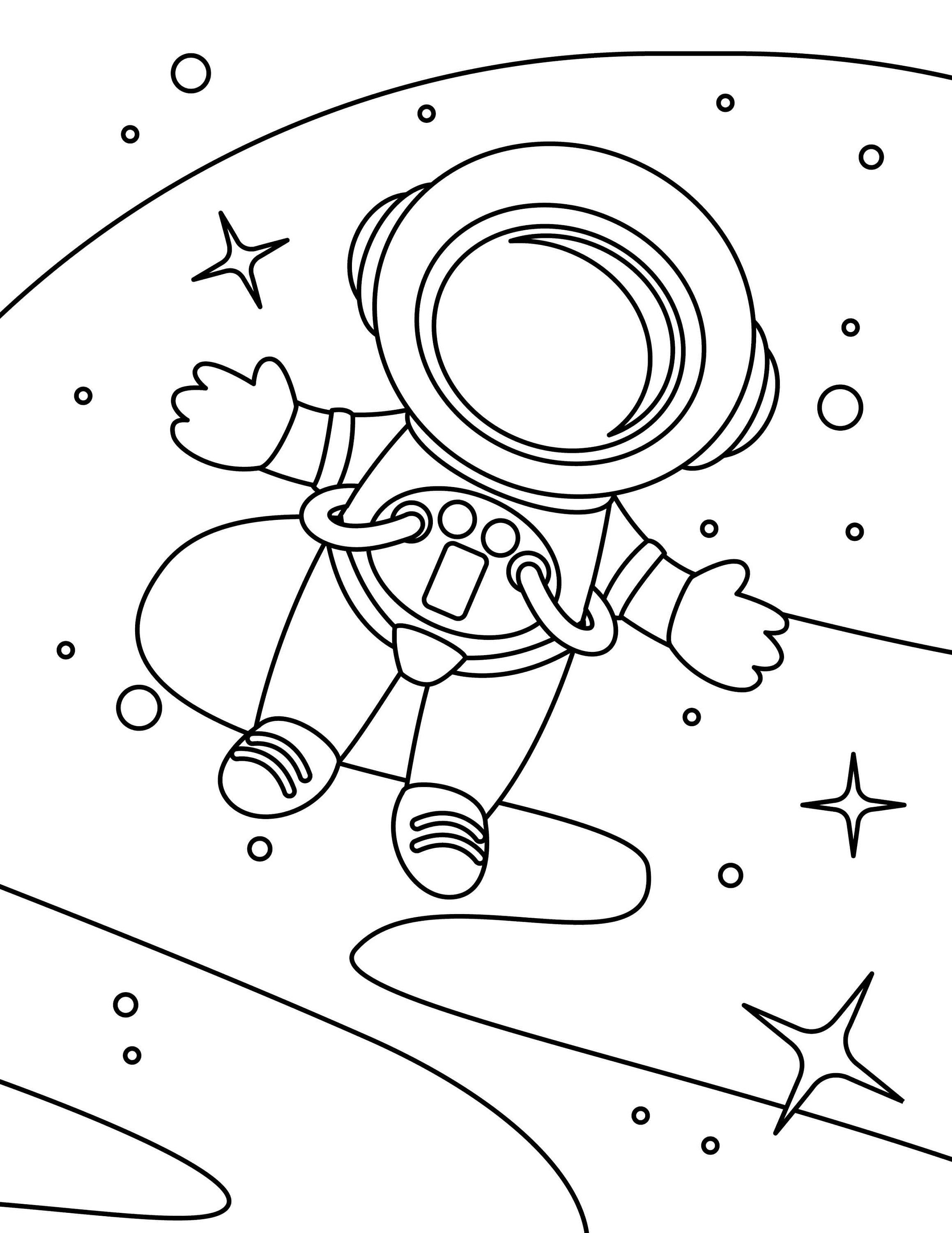 19 Amazing Space Travel Coloring Pages Free Printable 2