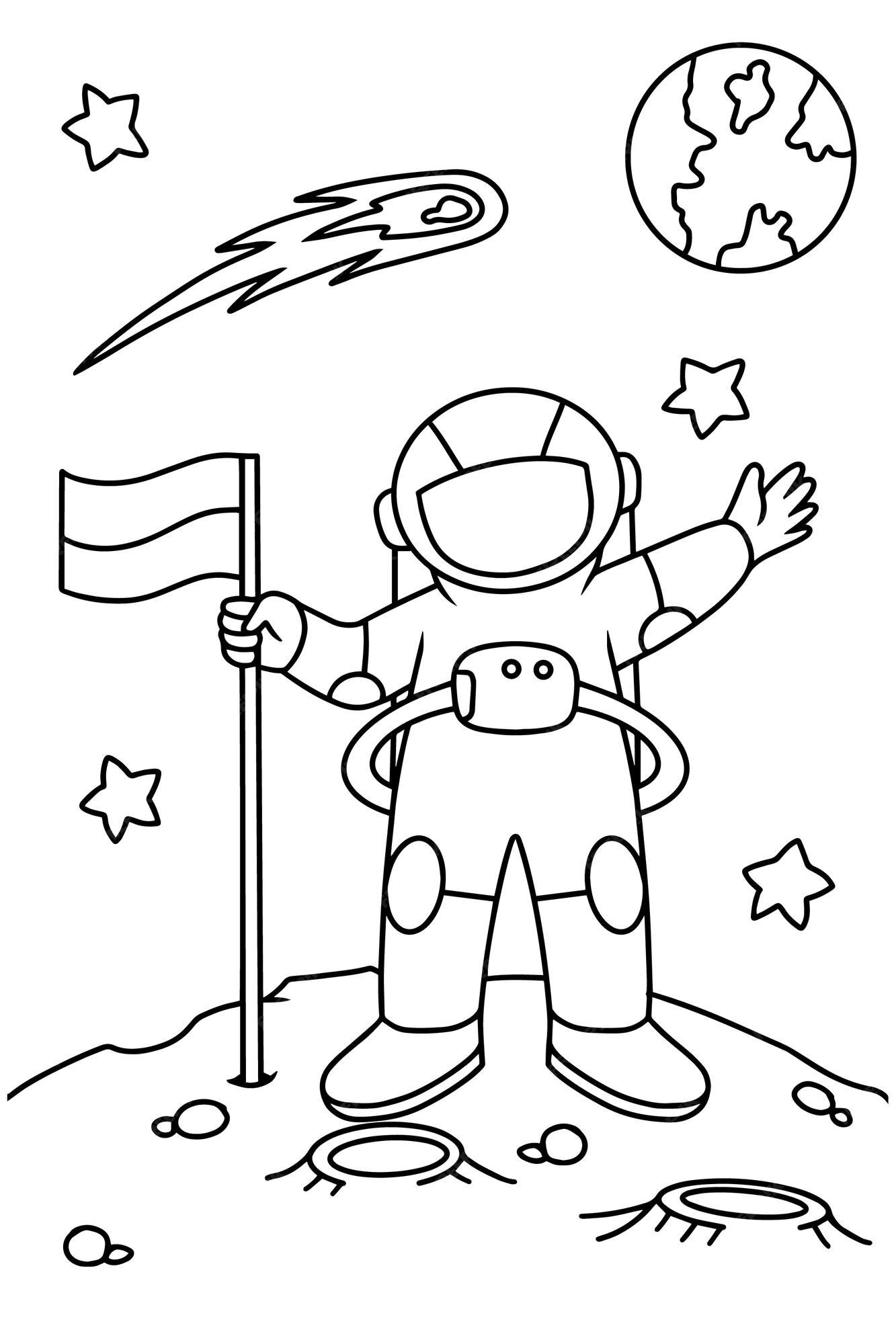 19 Amazing Space Travel Coloring Pages Free Printable 4