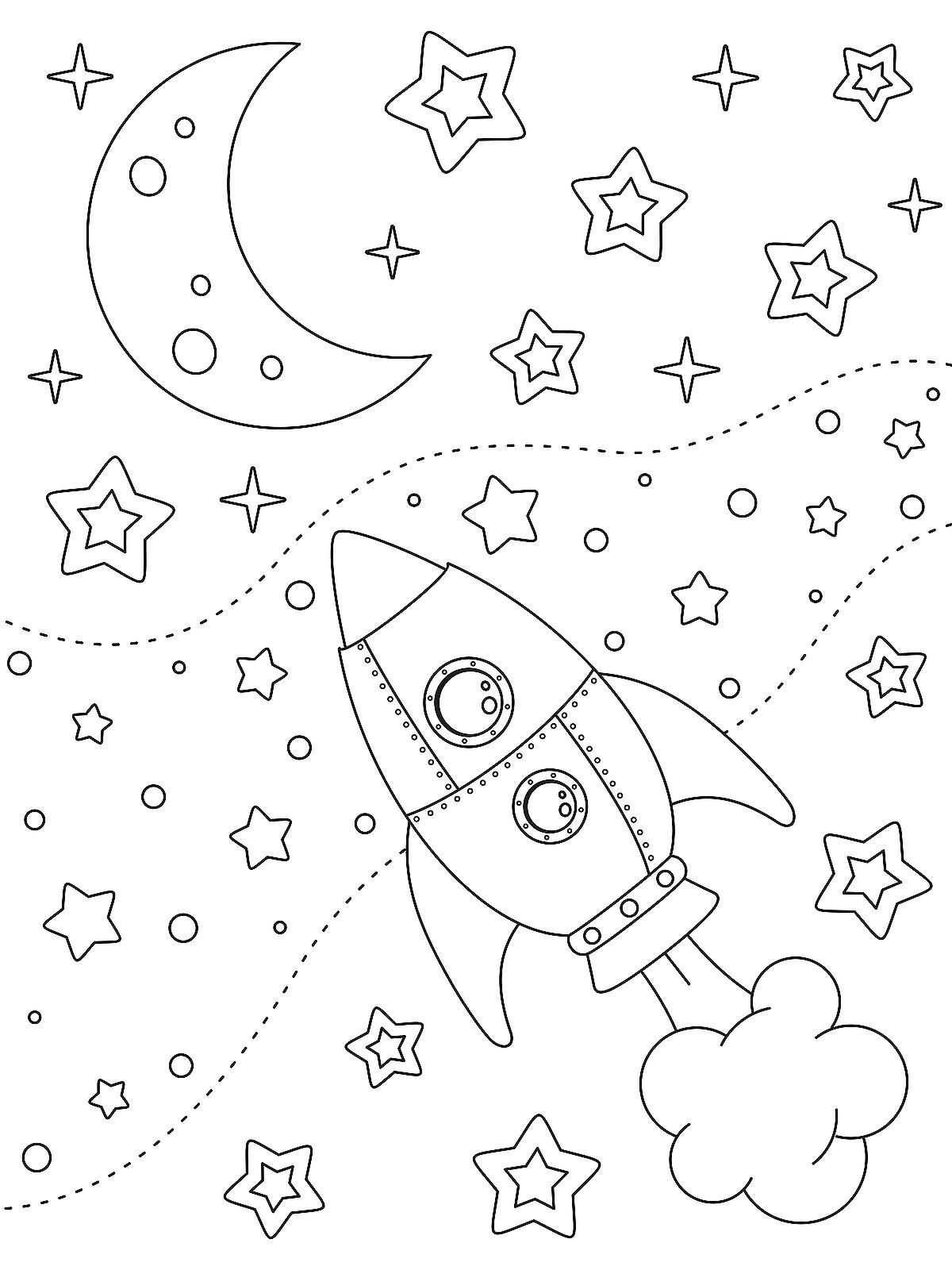 19 Amazing Space Travel Coloring Pages Free Printable 5