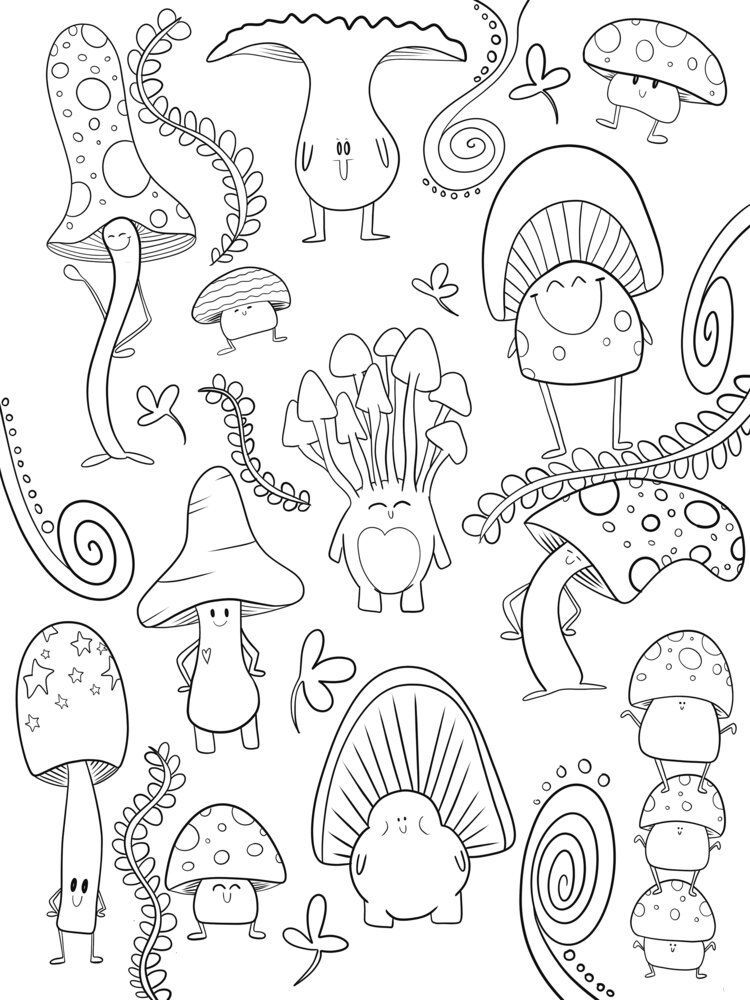 25 Simple Coloring Pages Aesthetic Free Printable 14