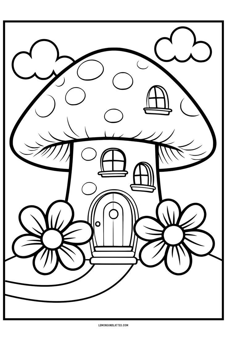 25 Simple Coloring Pages Aesthetic Free Printable 17