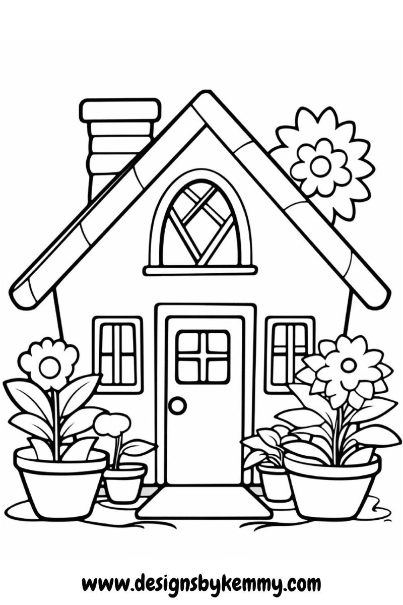 25 Simple Coloring Pages Aesthetic Free Printable 20