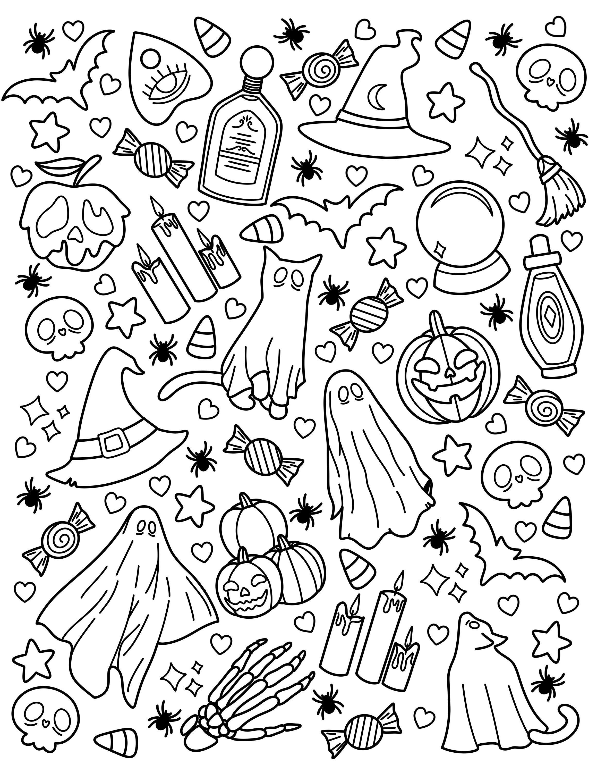 25 Simple Coloring Pages Aesthetic Free Printable 25