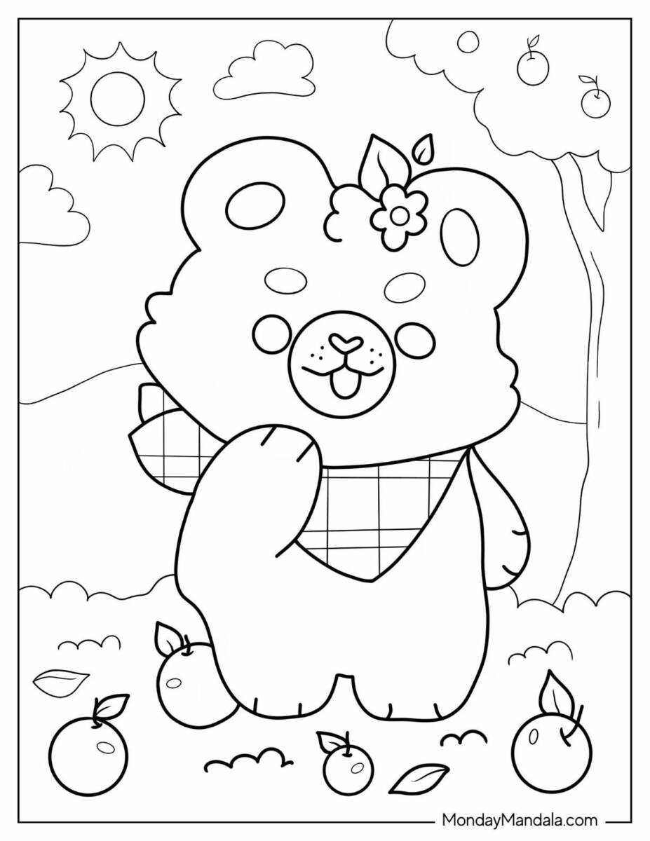 26 Simple Food Coloring Pages for Kids Free Printable 6