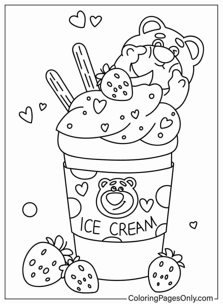 26 Simple Food Coloring Pages for Kids Free Printable 8