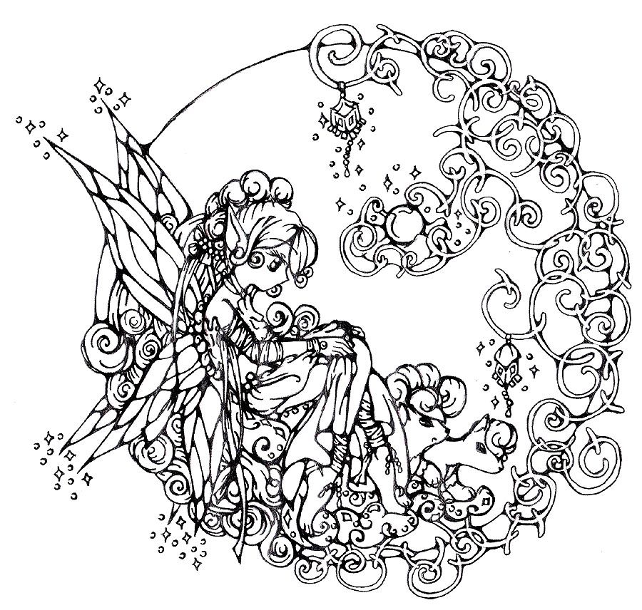 10 Fairy Mandala Coloring Pages to Relax and Unwind