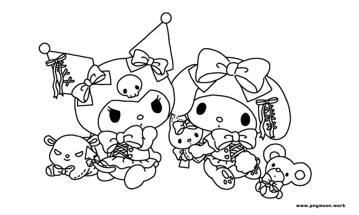 30 Sanrio Kuromi Printable Coloring Pages 23