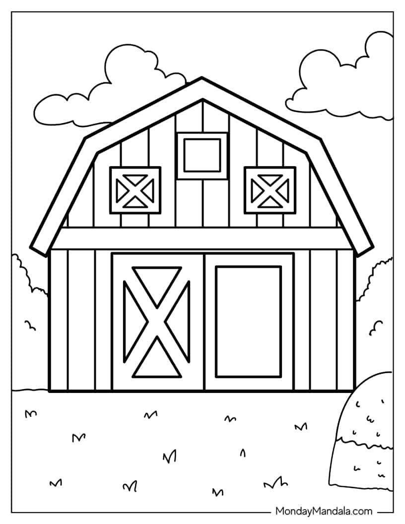 53 Simple Coloring Pages for Kids Toddlers free Printable 10