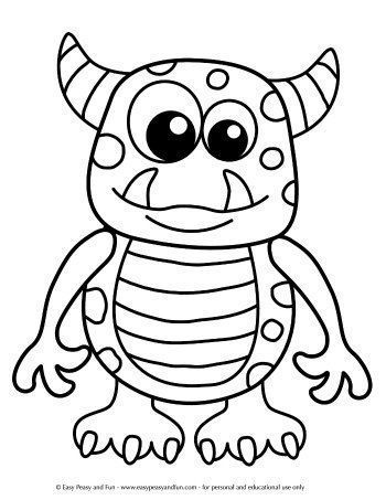 53 Simple Coloring Pages for Kids Toddlers free Printable 2