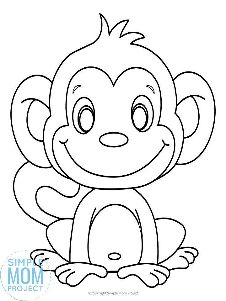 53 Simple Coloring Pages for Kids Toddlers free Printable 28