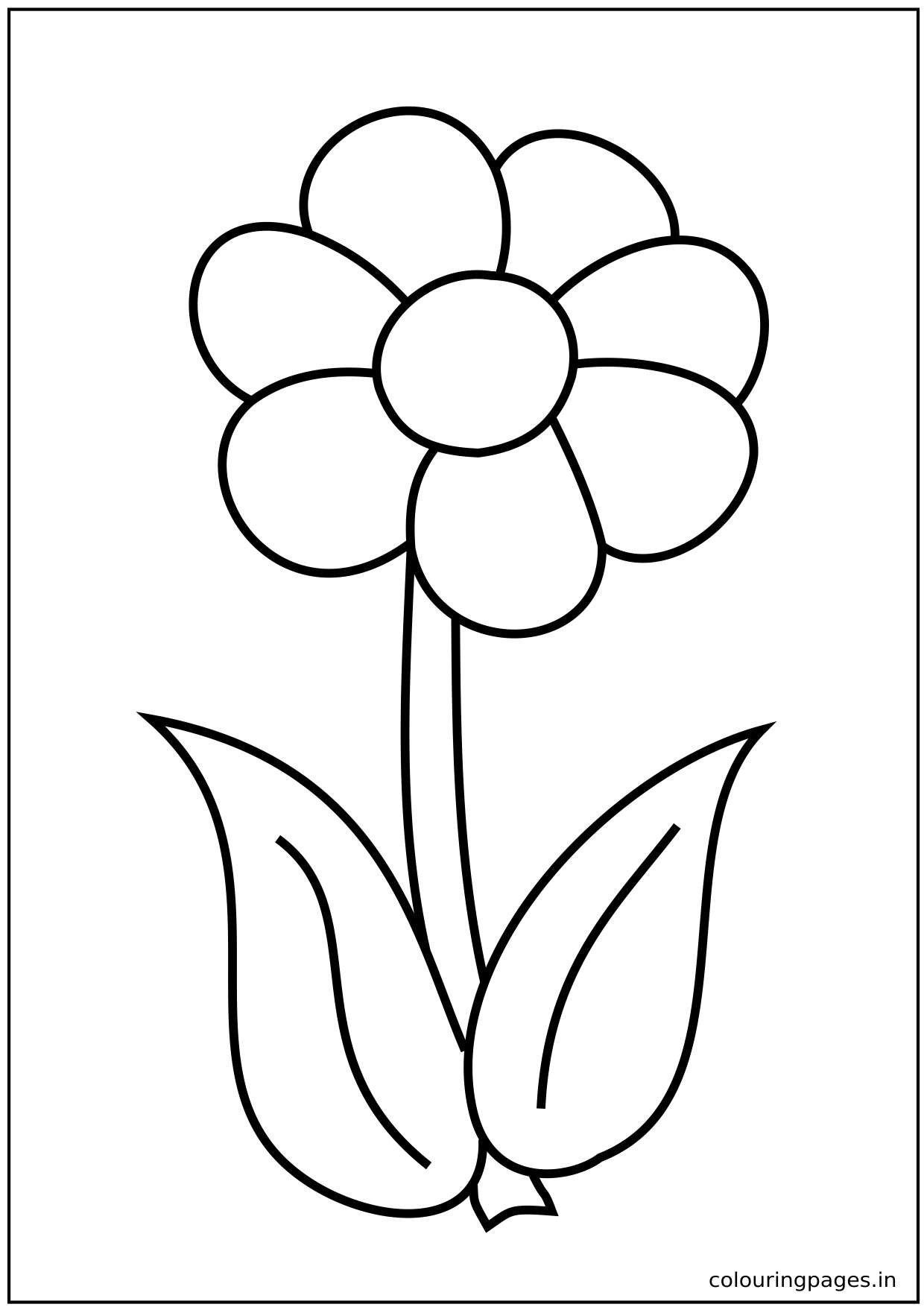 53 Simple Coloring Pages for Kids Toddlers free Printable 38