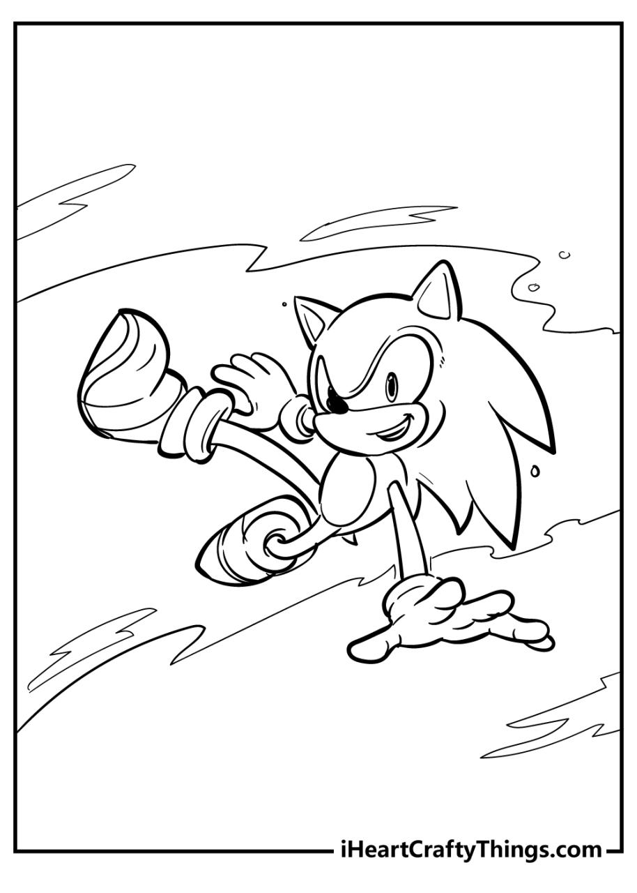 10 Movie Sonic Coloring Pages for Kids of All Ages