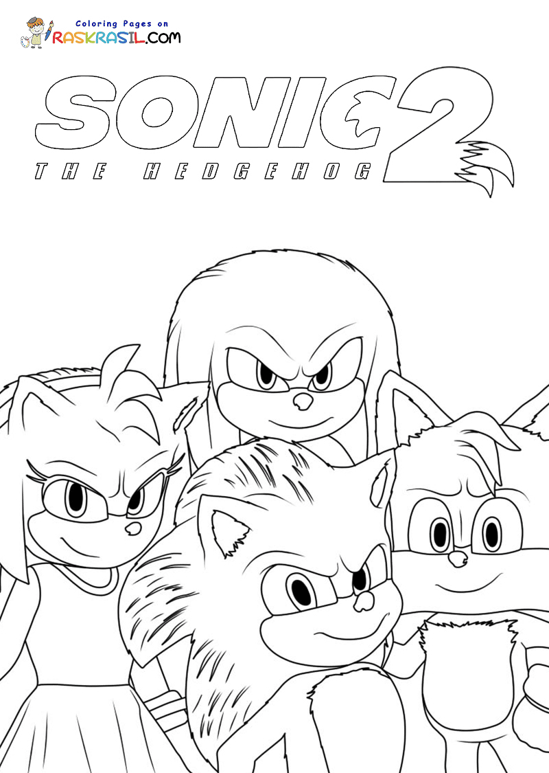 10 Sonic Coloring Pages Movie 2: Unleash Your Inner Artist with These Printable Masterpieces