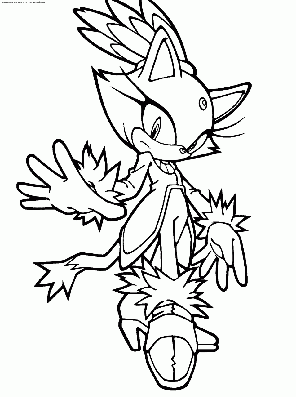 10 White Sonic Coloring Pages for Unleashing Your Inner Artist