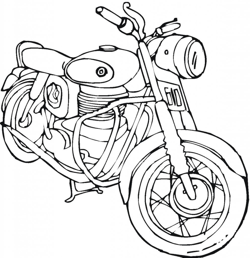 Batman Motorcycle Coloring Pages Free Printable For Kids 27