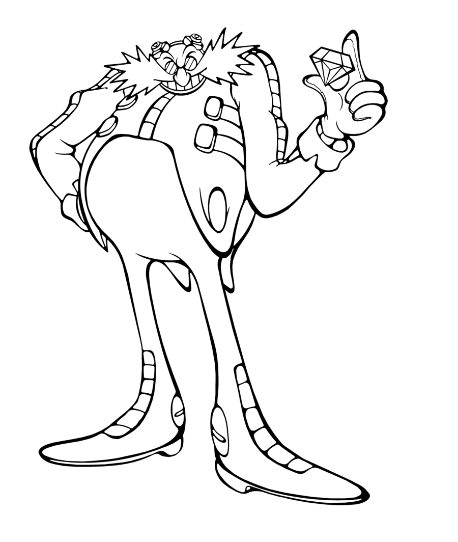 10 Sonic Coloring Pages Featuring the Notorious Dr. Eggman