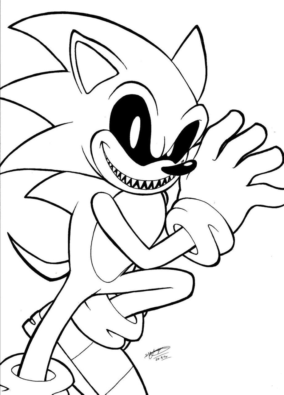 10 Gold Sonic Coloring Pages for a Dash of Sonic Speed and Shine