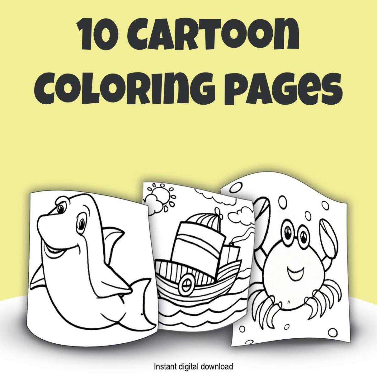 10 Cartoon Coloring Pages for Endless Fun: Unleash Your Creativity and Imagination