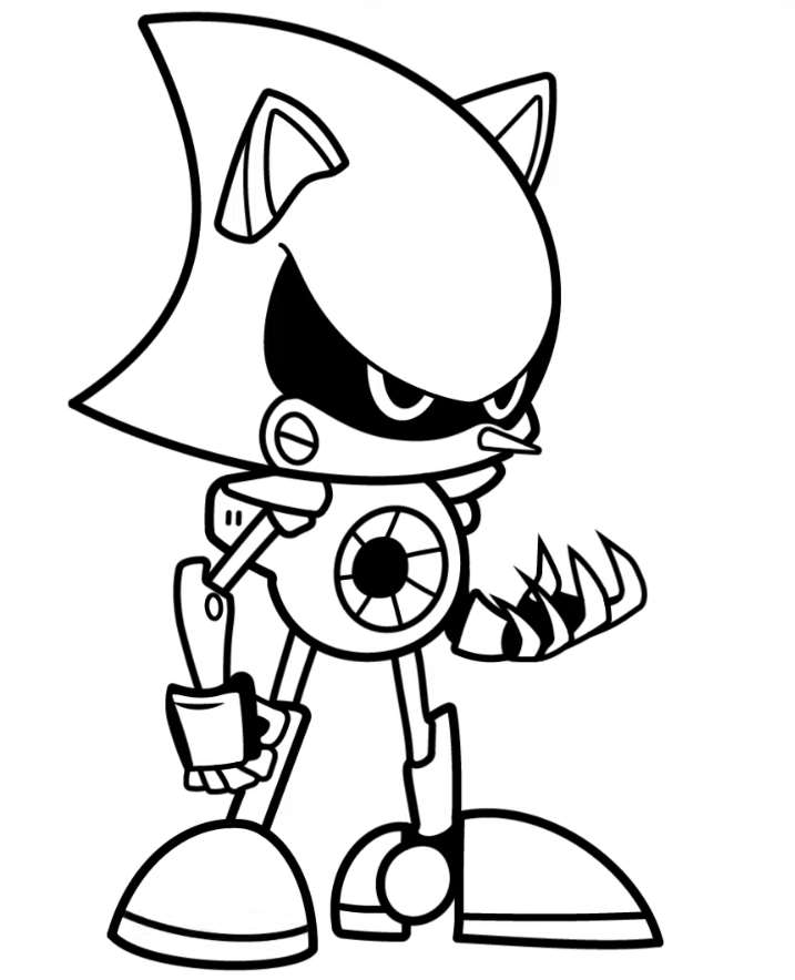 10 Sonic Coloring Pages Fnf to Unleash Your Inner Artist