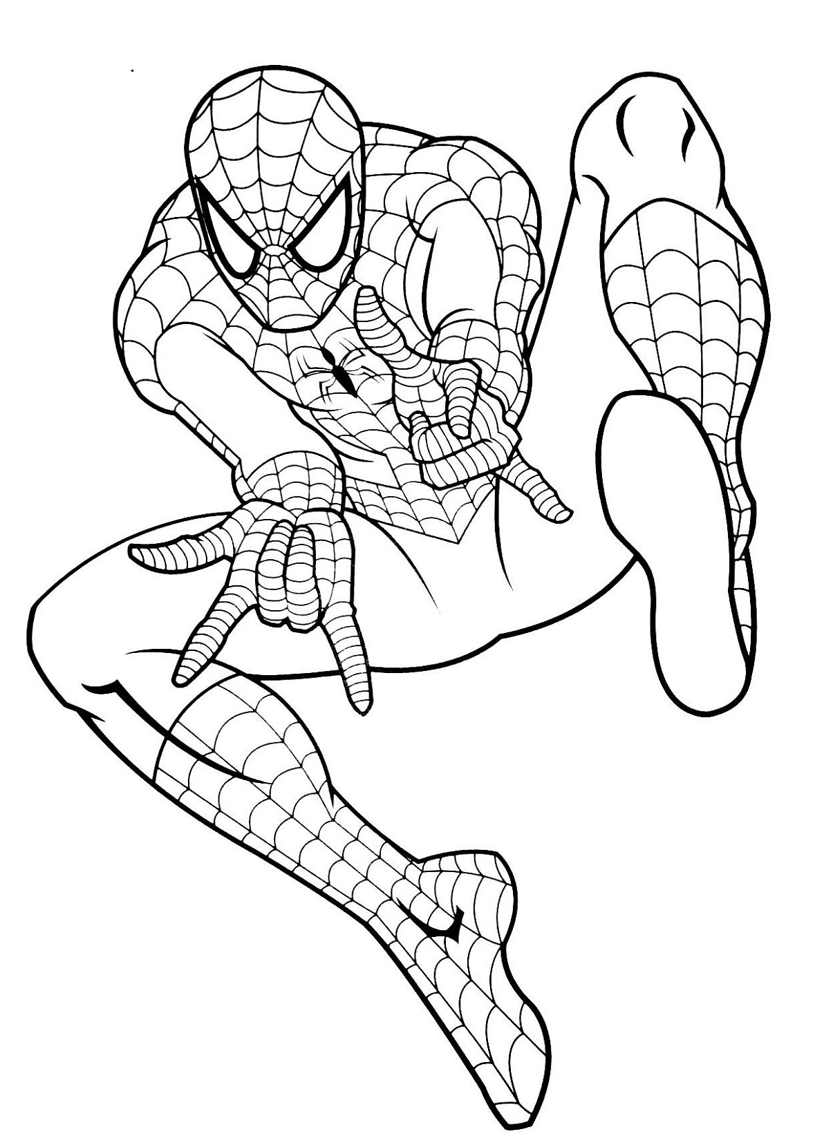 Spiderman 2 PS5 Coloring Pages Free Printable For Kids 25